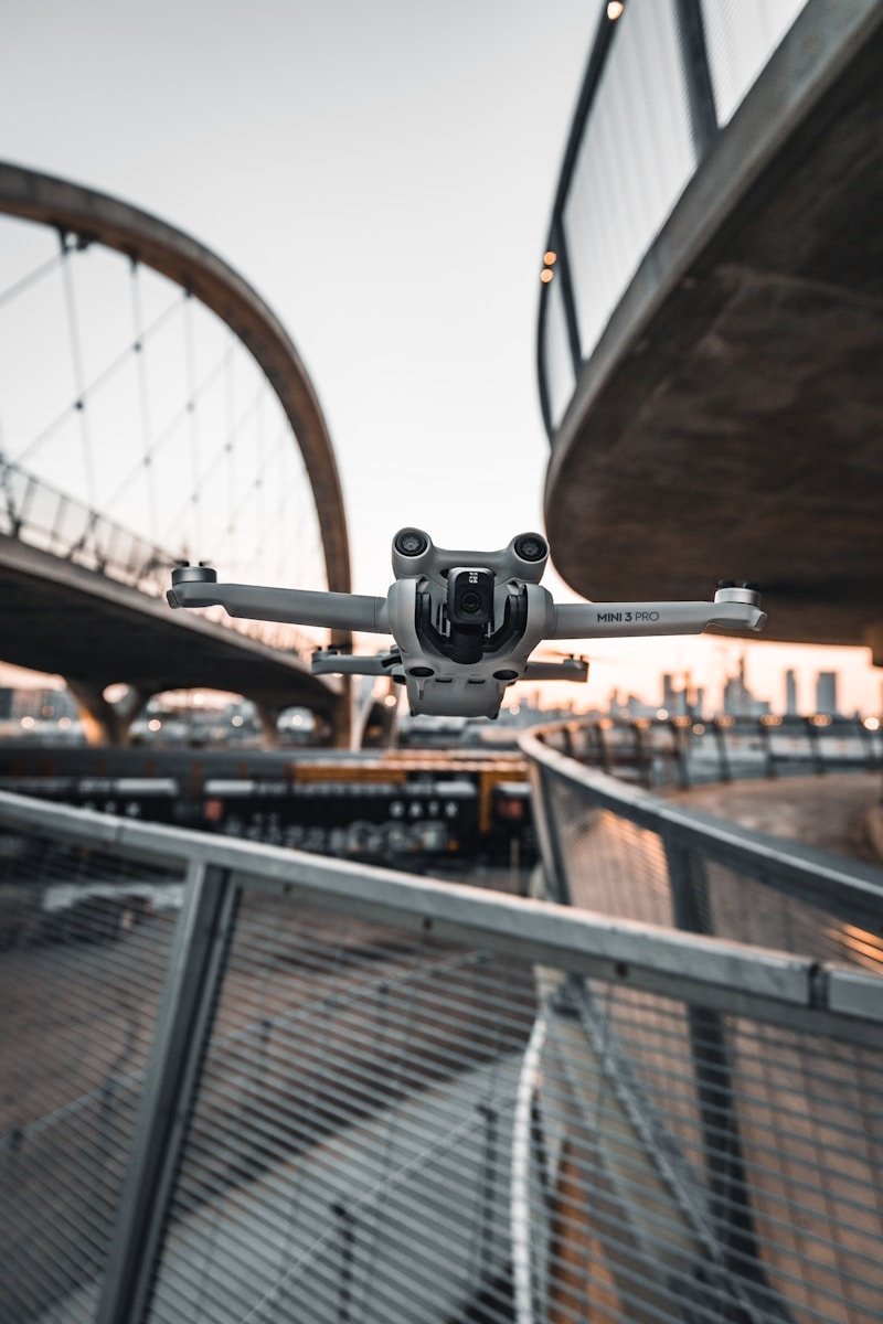 a camera on a rooftop